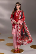 Unstitched Printed Lawn 3 Piece pf09