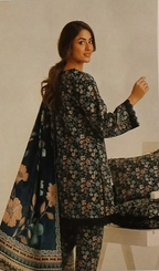 Unstitched Printed Lawn 3 Piece KF-10-RR