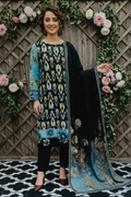 Unstitched Printed Lawn 3 Piece D-06