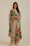 Unstitched Printed Lawn 3 Piece KF-6-RR