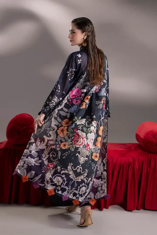 Unstitched Printed Lawn 3 Piece pf12