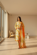 Unstitched Printed Lawn 3 Piece KF-2-RR
